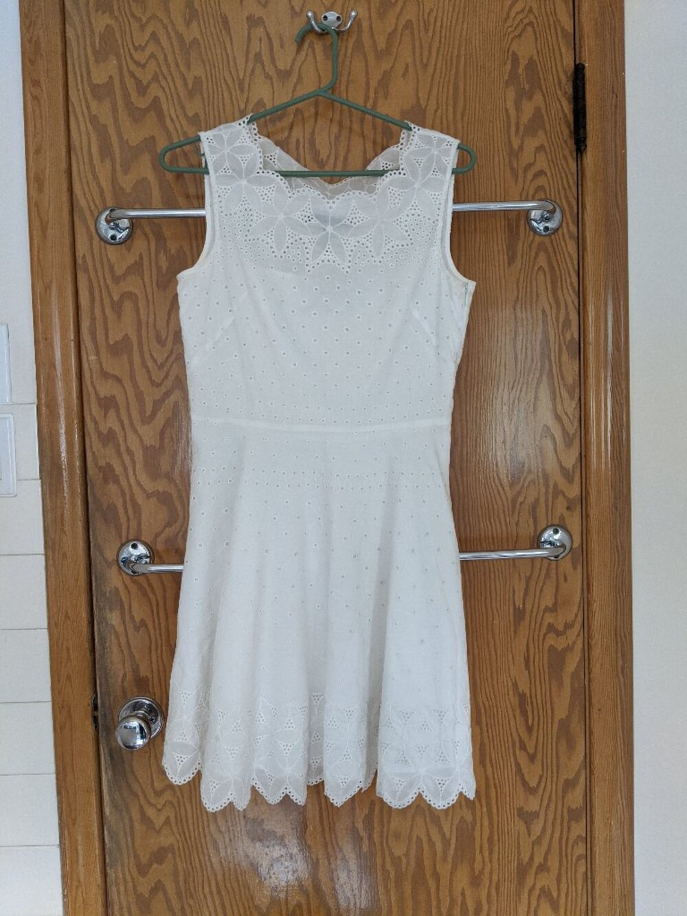 White Eyelet Summer Dress